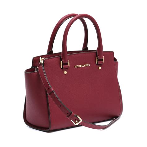 michael kors selma bordeaux|Selma Medium Two.